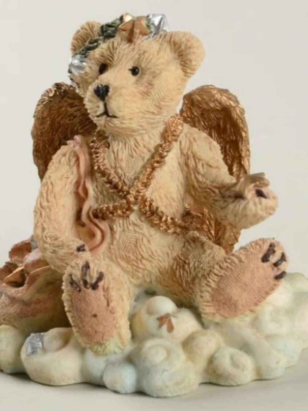 Juliette Angel Bear - Ivory - 2029-10 - Bearstone Collection BOXED